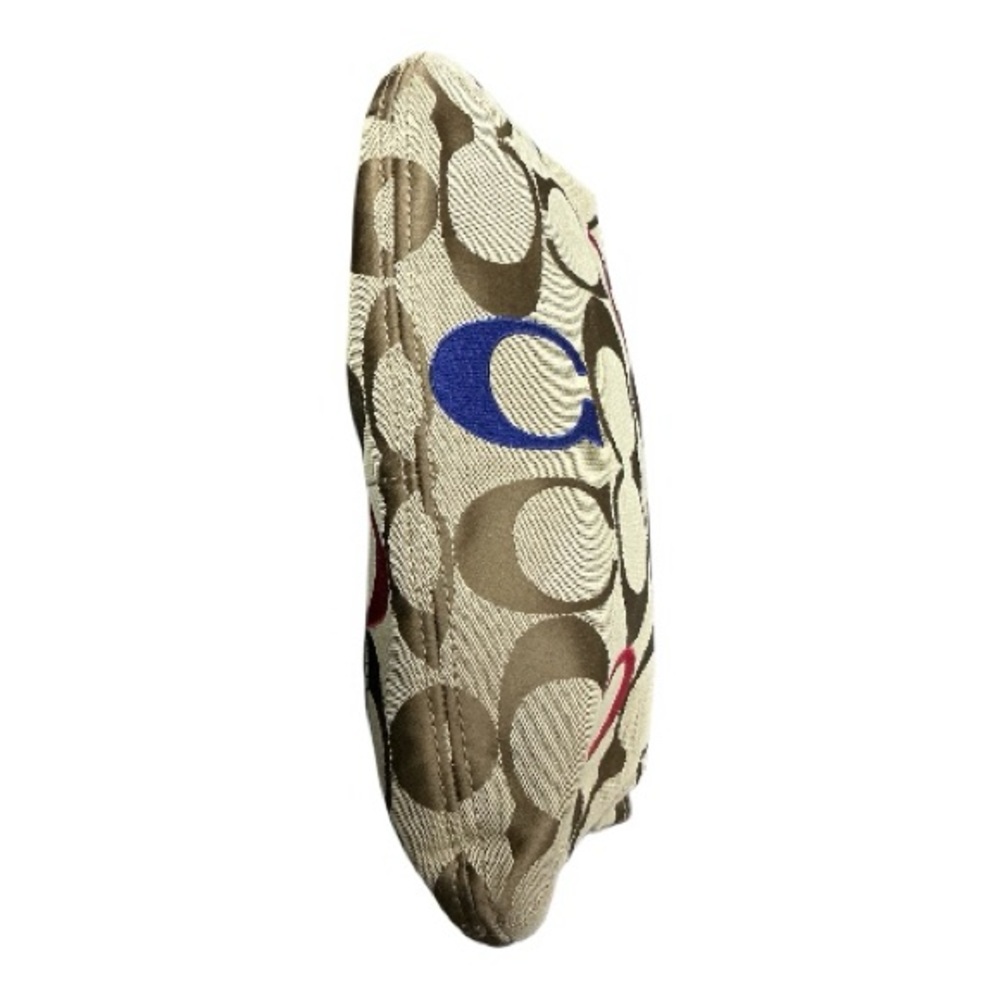 Coach - EC - Poppy Signature Multicolor Jacquard Canvas Shoulder Bag - Picture 6 of 8